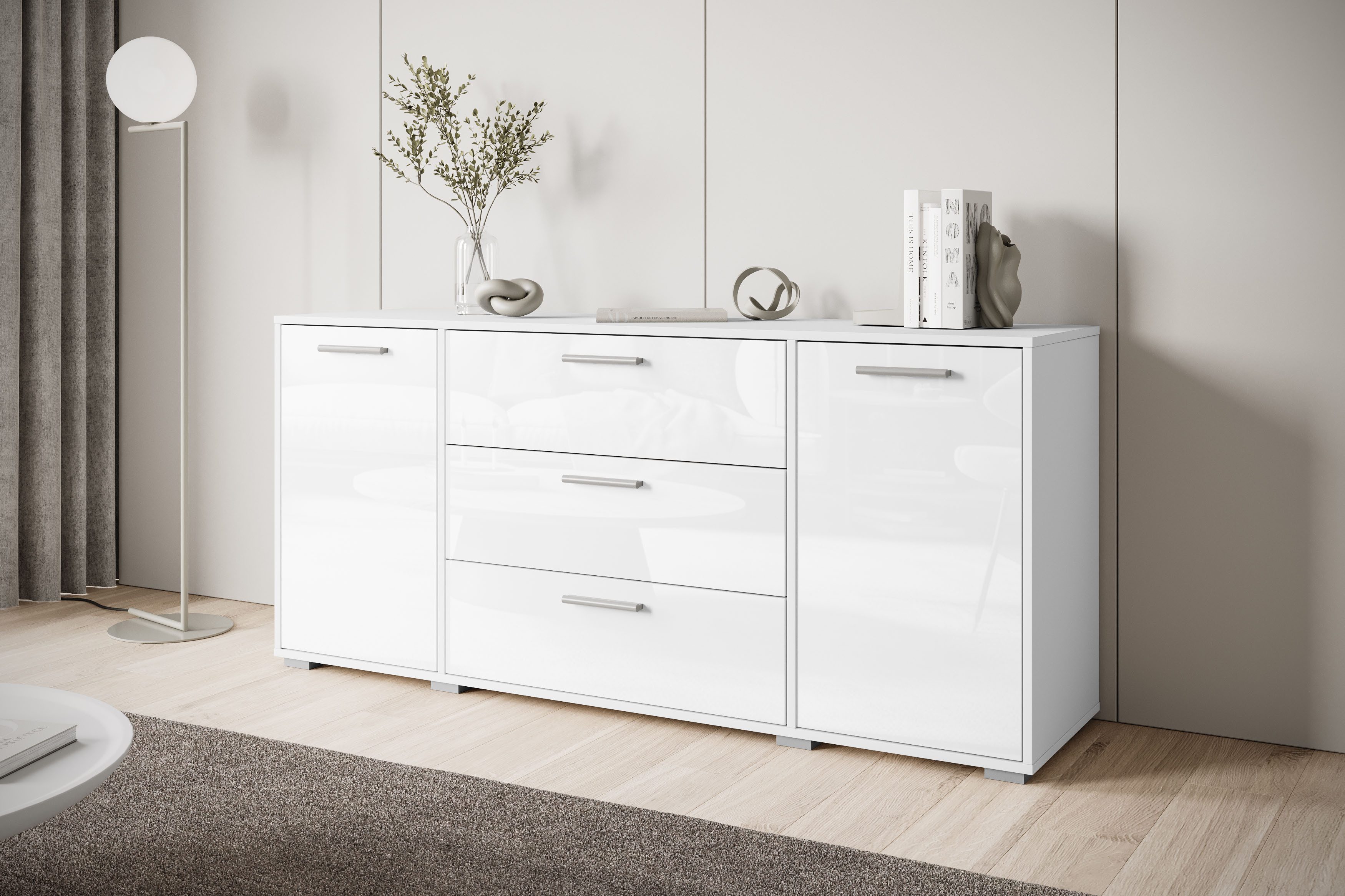 INOSIGN Sideboard BOGOTA, moderne Kommode, Schubladenschrank mit verstellba günstig online kaufen
