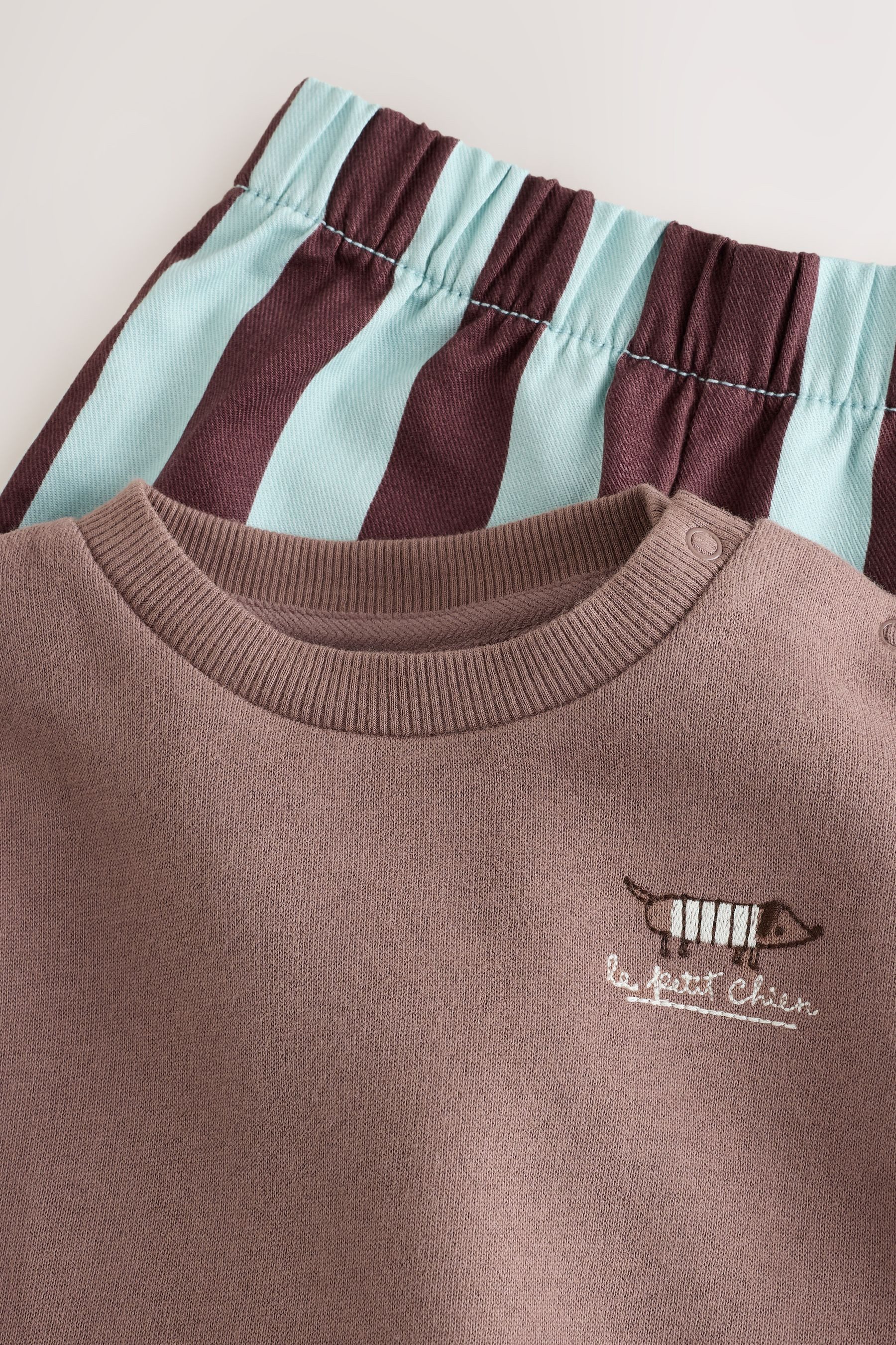 Next Top & Hose Babyset aus Sweatshirt und Hose (2-tlg) – Bild 5 von 5