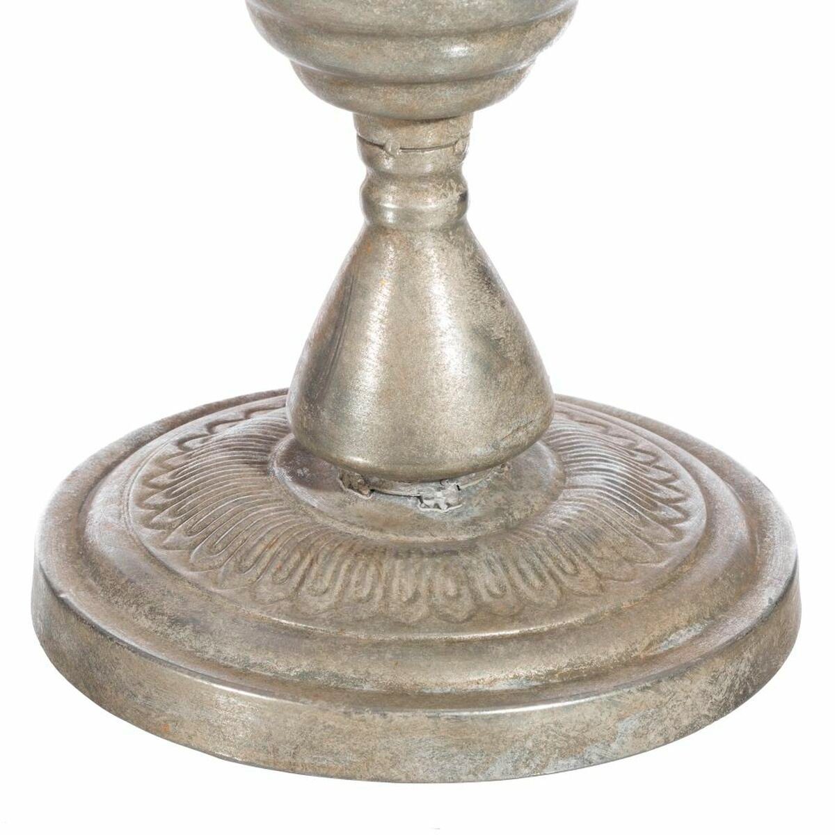 Silber x Bigbuy Vase 60 cm Dekovase 52 x 42,5 Metall