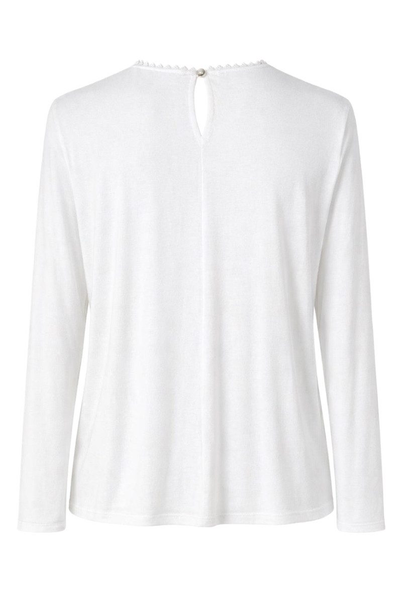 Hangowear Trachtenshirt Blusenshirt - MALENE - weiß