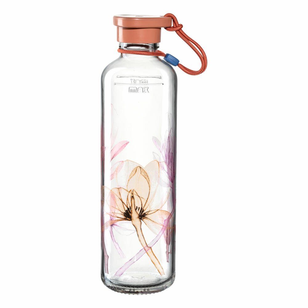 LEONARDO Trinkflasche In Giro Flower, 750 ml, Braun