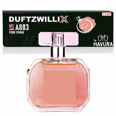 MAVURA Eau de Parfum DUFTZWILLIX No. A883 - Damen Parfüm - süß-blumige Noten, - 100ml - Duftzwilling / Dupe Sale