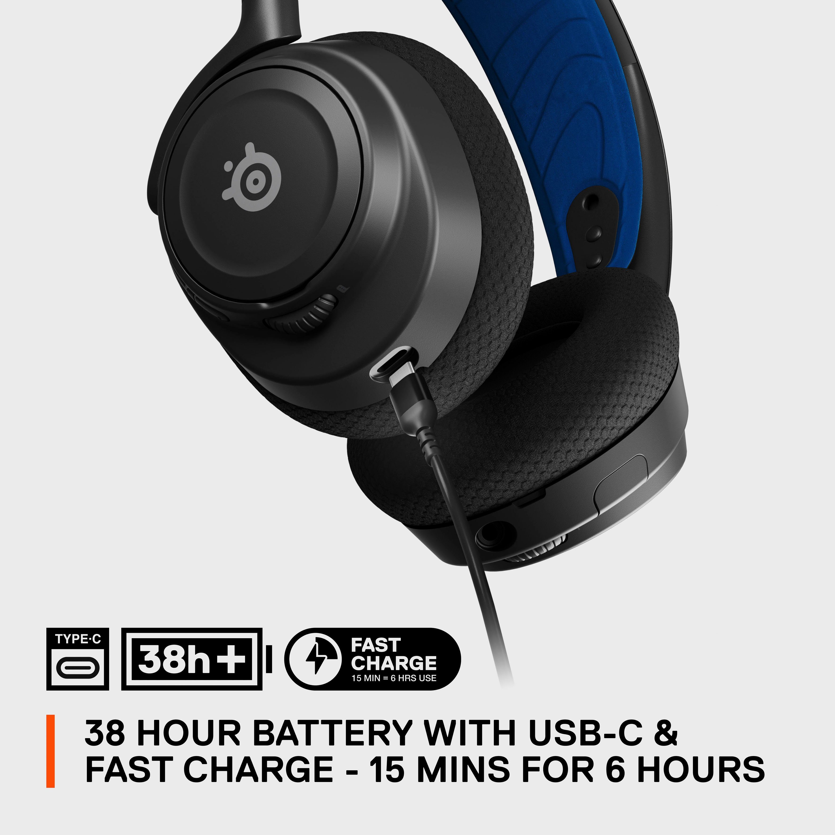 SteelSeries Arctis 7P Nova (Noise-Cancelling, Bluetooth, Gaming-Headset Wireless)