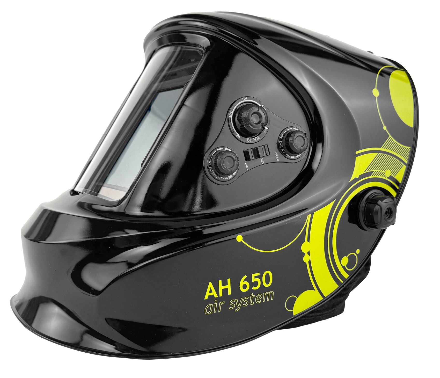 WELDINGER Schweißhelm AH 650 air system mit Anschluss für Frischluftsystem