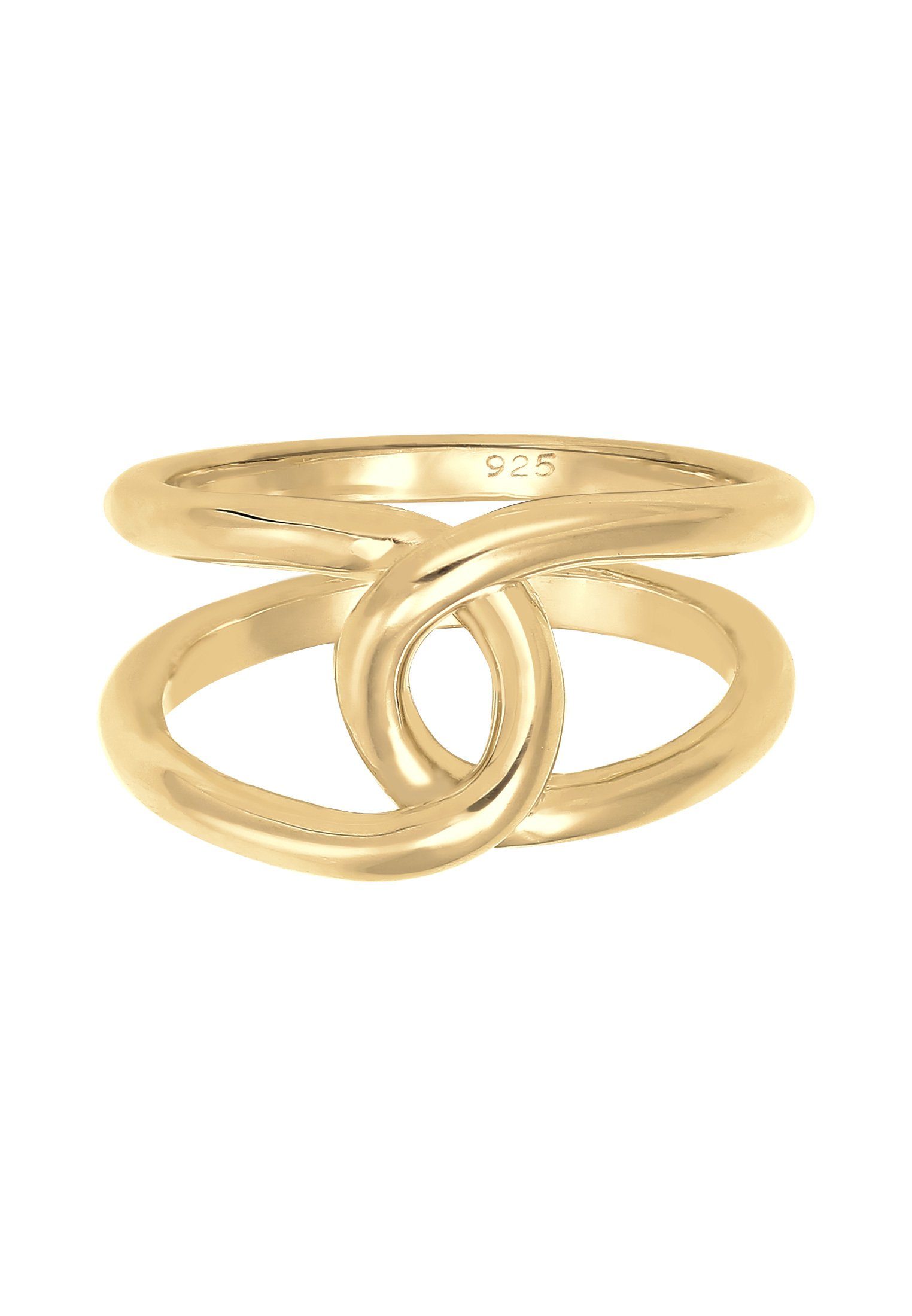 Elli Fingerring Verdreht Schlaufe Trend Casual günstig online kaufen