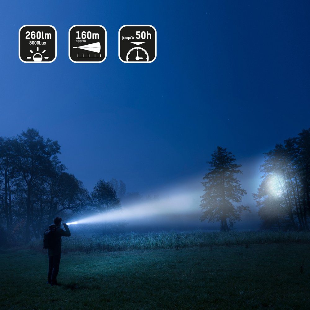 Taschenlampe LED Ansmann mit Taschenlampe Future T500F Handschlaufe batteriebetrieb ANSMANN®
