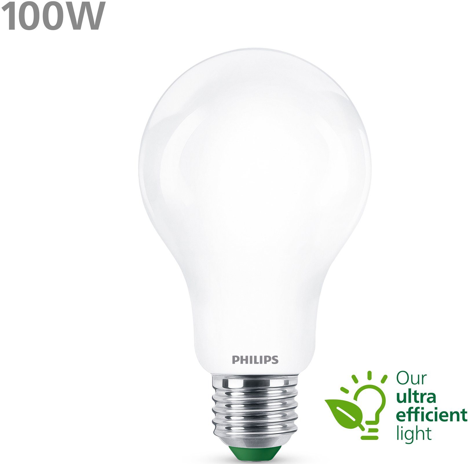 E27, Lampe 100W 1er Warmw P, matt Classic LED-Leuchtmittel Warmweiß Philips LED-A-Label E27