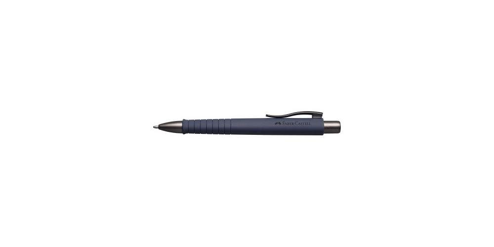 XB Faber-Castell Farbe dokumentenecht Kugelschreiber Schaftes: des POLY blue navy BALL 0,6mm Kugelschreiber blau