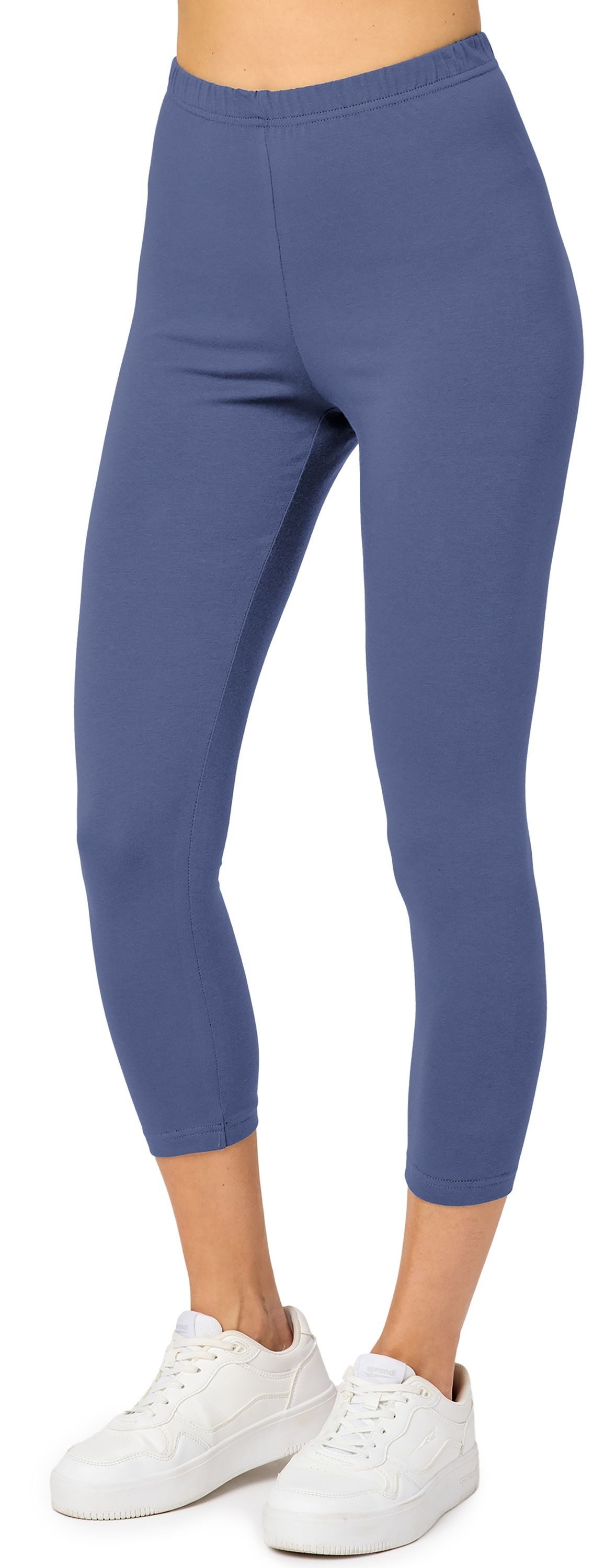 Merry Style Leggings Caprihose Damen 3/4 Hose MS10-199 (1-tlg) aus Baumwolle