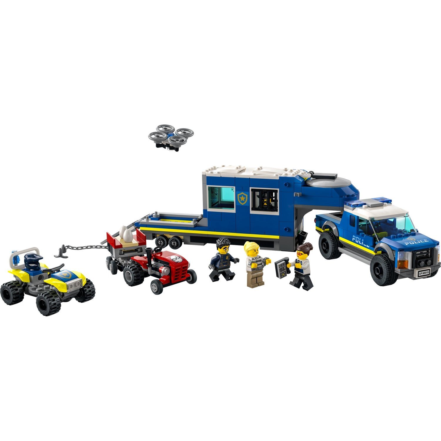 LEGO® Konstruktionsspielsteine Mobile Polizei-Einsatzzentrale (60315), LEGO®  City, (436 St)
