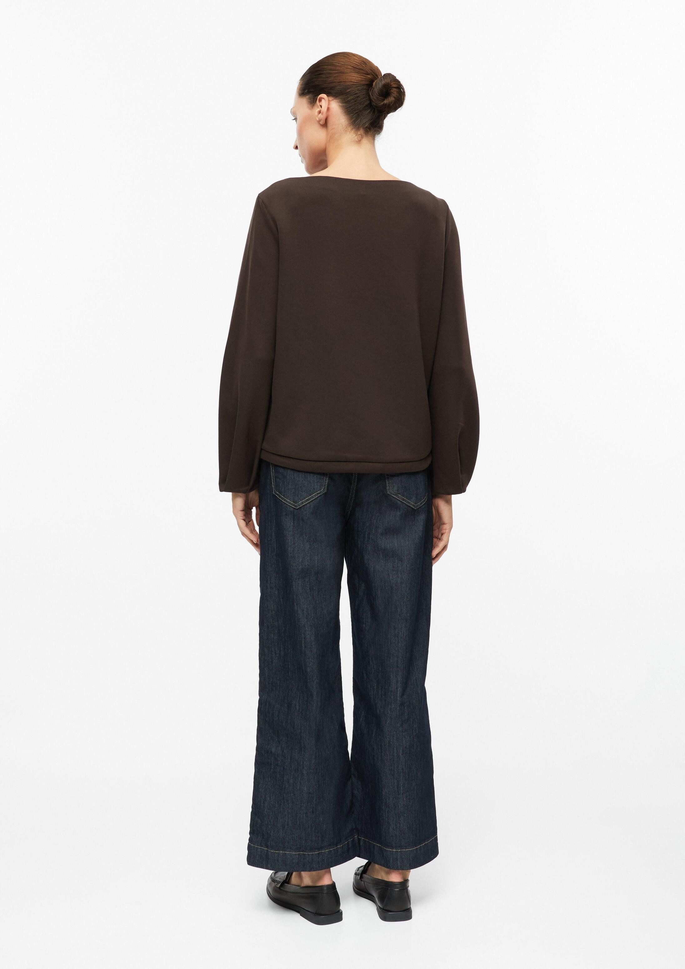 s.Oliver Sweatshirt Sweatshirt Sweatshirt im Relaxed Fit mit Tunnelzug am Saum