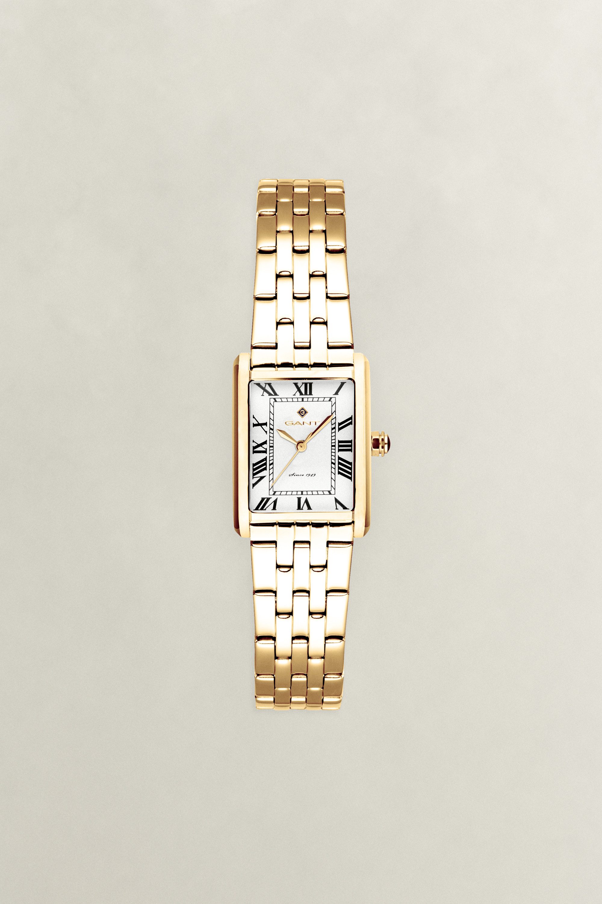Gant Quarzuhr Rhode Island Mini G195002, Armbanduhr, Damenuhr, Edelstahlarmband, analog