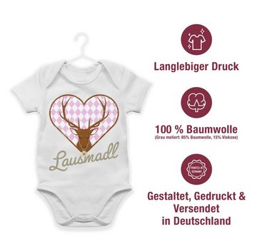 Shirtracer Shirtbody Lausmadl Hirsch Mode für Oktoberfest Baby Outfit