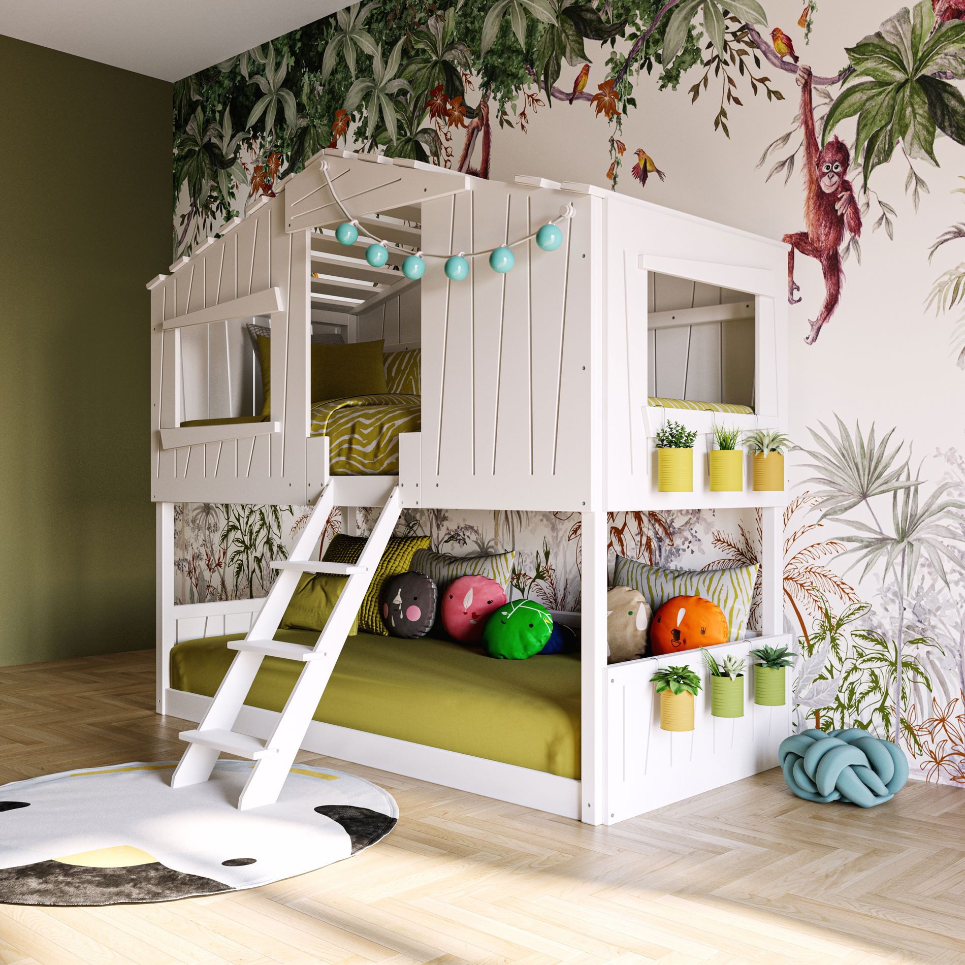 Artkid Hochbett ArtKid Ronja Etagenbett 90x200cm günstig online kaufen
