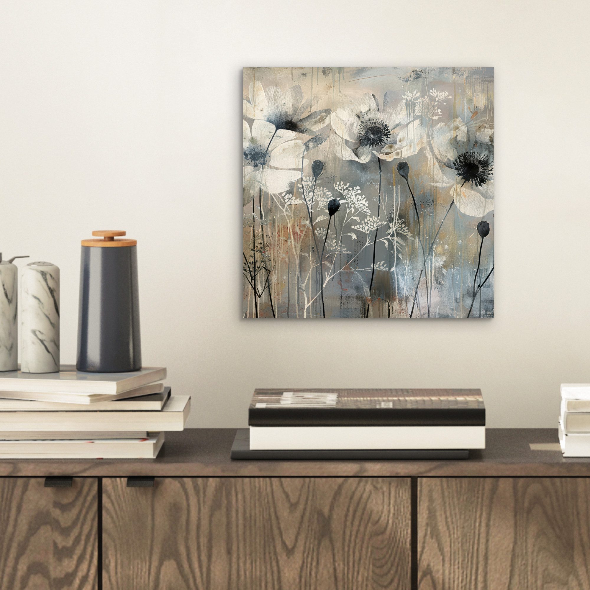 MuchoWow Metallbild Blumen - Pflanzen - günstig online kaufen