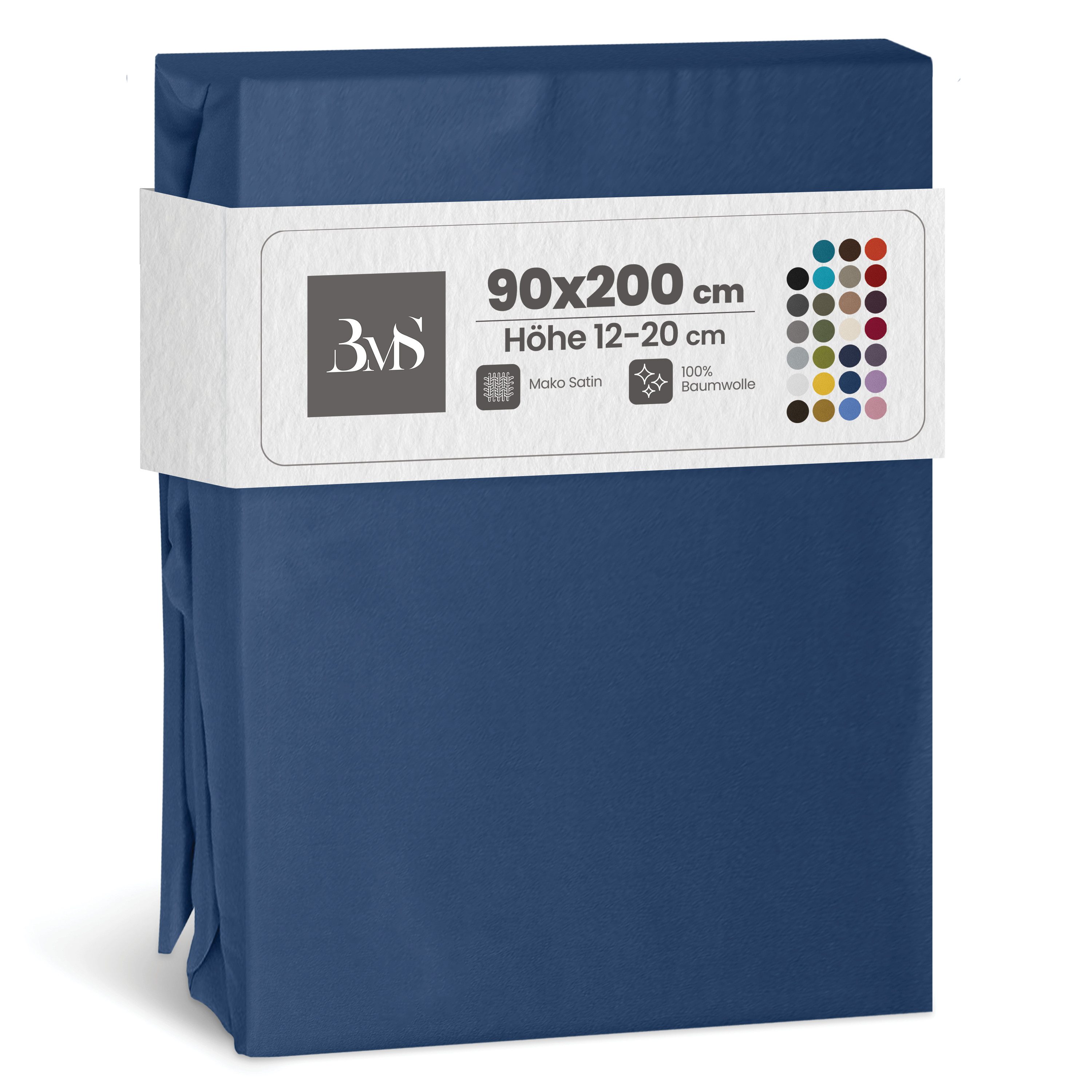 BETTWAESCHE-MIT-STIL Spannbettlaken Mako Satin Spannbettlaken, Matratzenhöh günstig online kaufen
