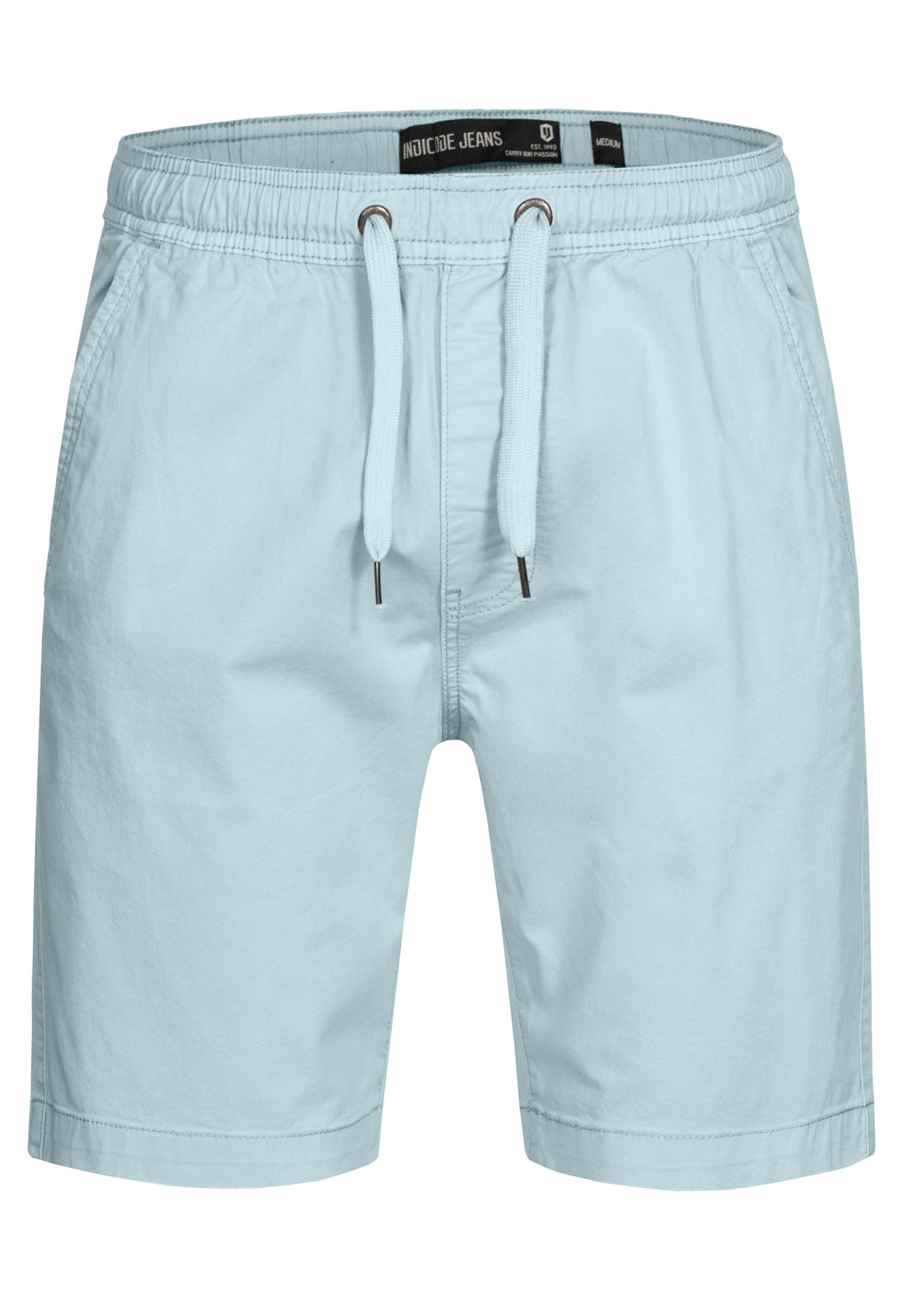 Indicode Chinoshorts Kelowna mit elastischem Bund günstig online kaufen