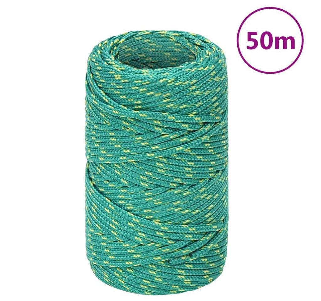 Thumbnail - vidaXL Seil, Bootsseil Grün 2 mm 50 m Polypropylen