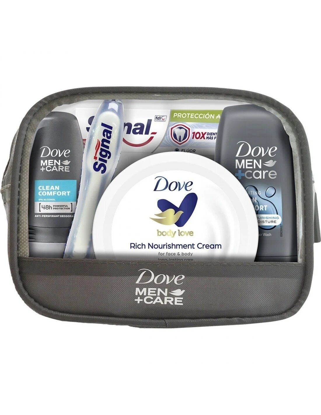 DOVE Make-Up Organizer Dove Reise-Kulturbeutel für Herren 5-teilig