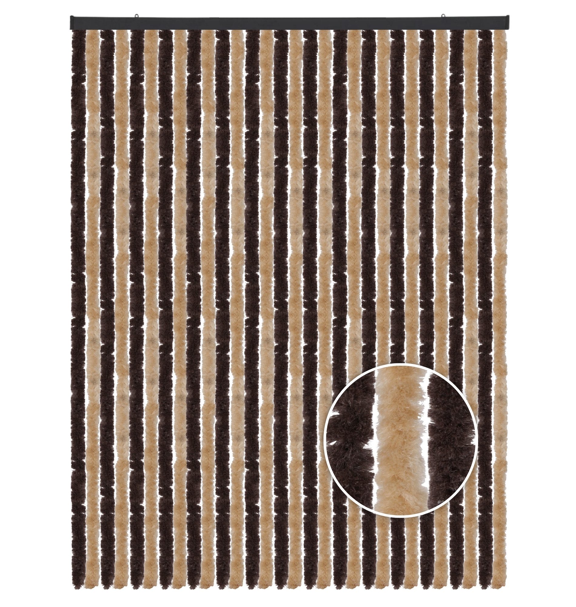Arsvita Türvorhang Flauschvorhang 120x220cm, Ösen (1 günstig online kaufen