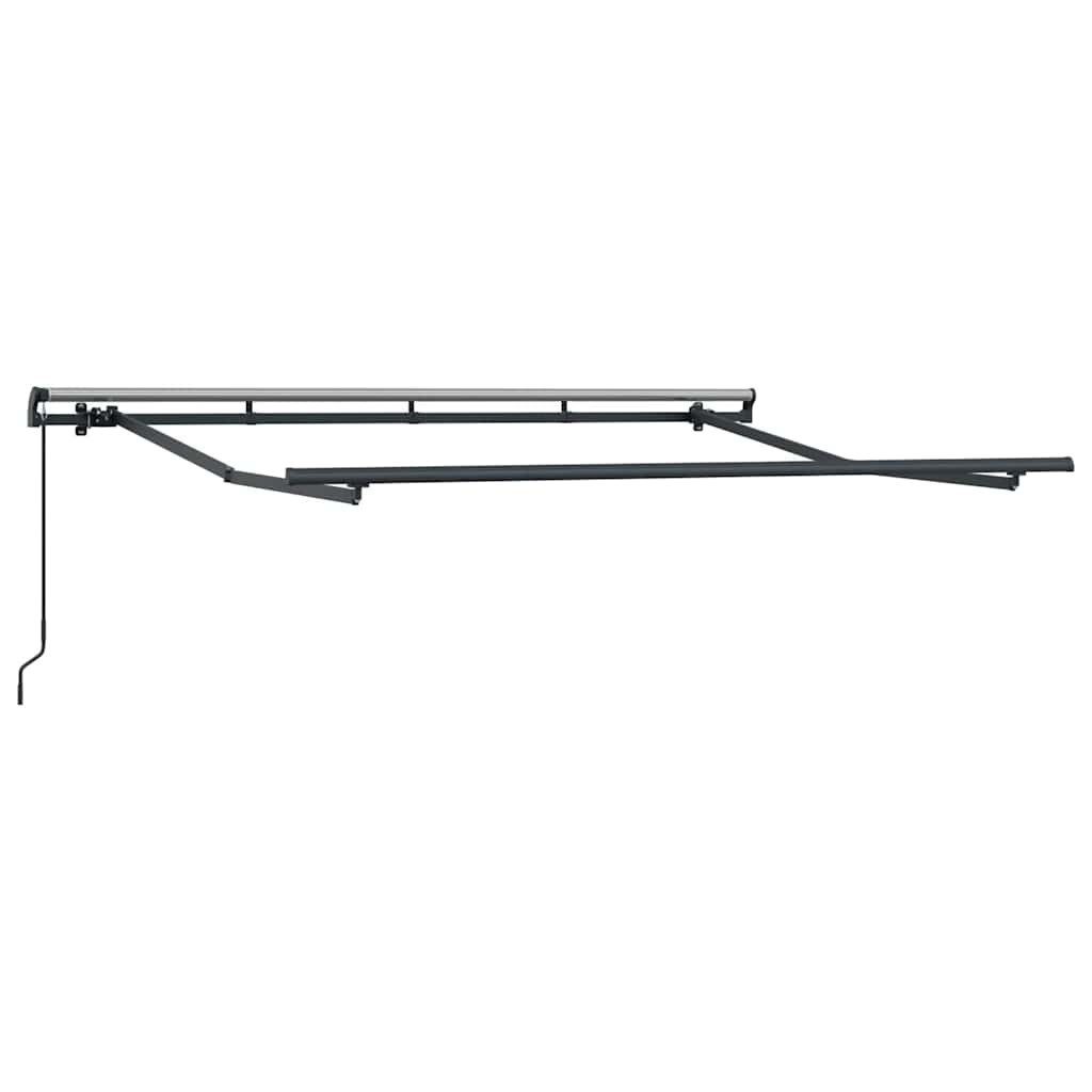 vidaXL Markise Markisenrahmen Anthrazit 3 x 2 m Metall (1-St)