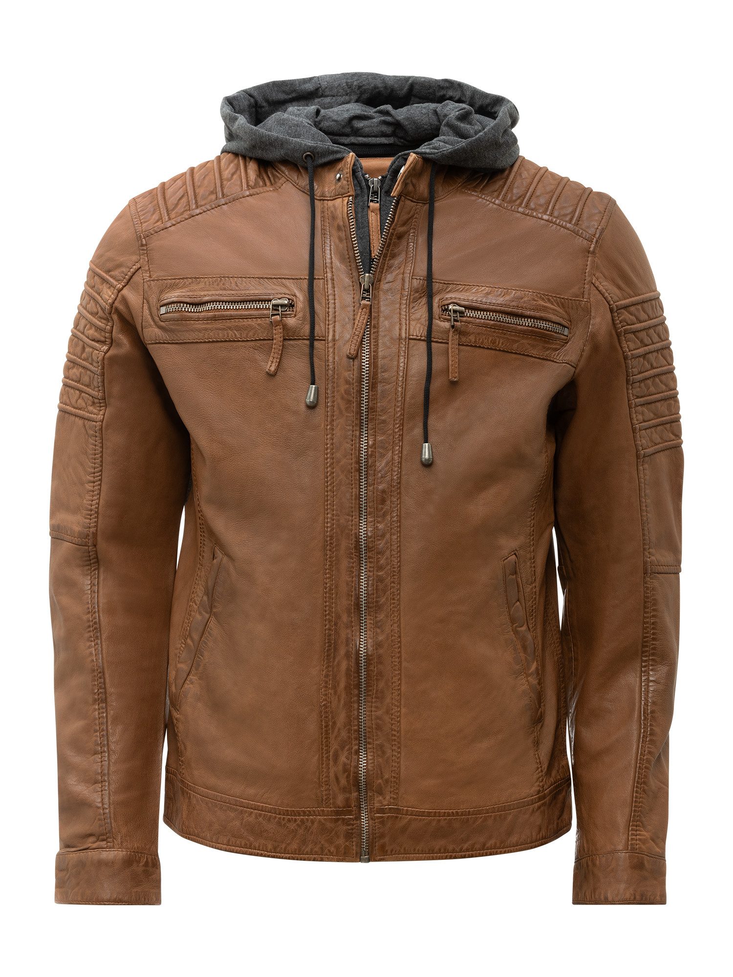 Lederjacke 12815 Hood