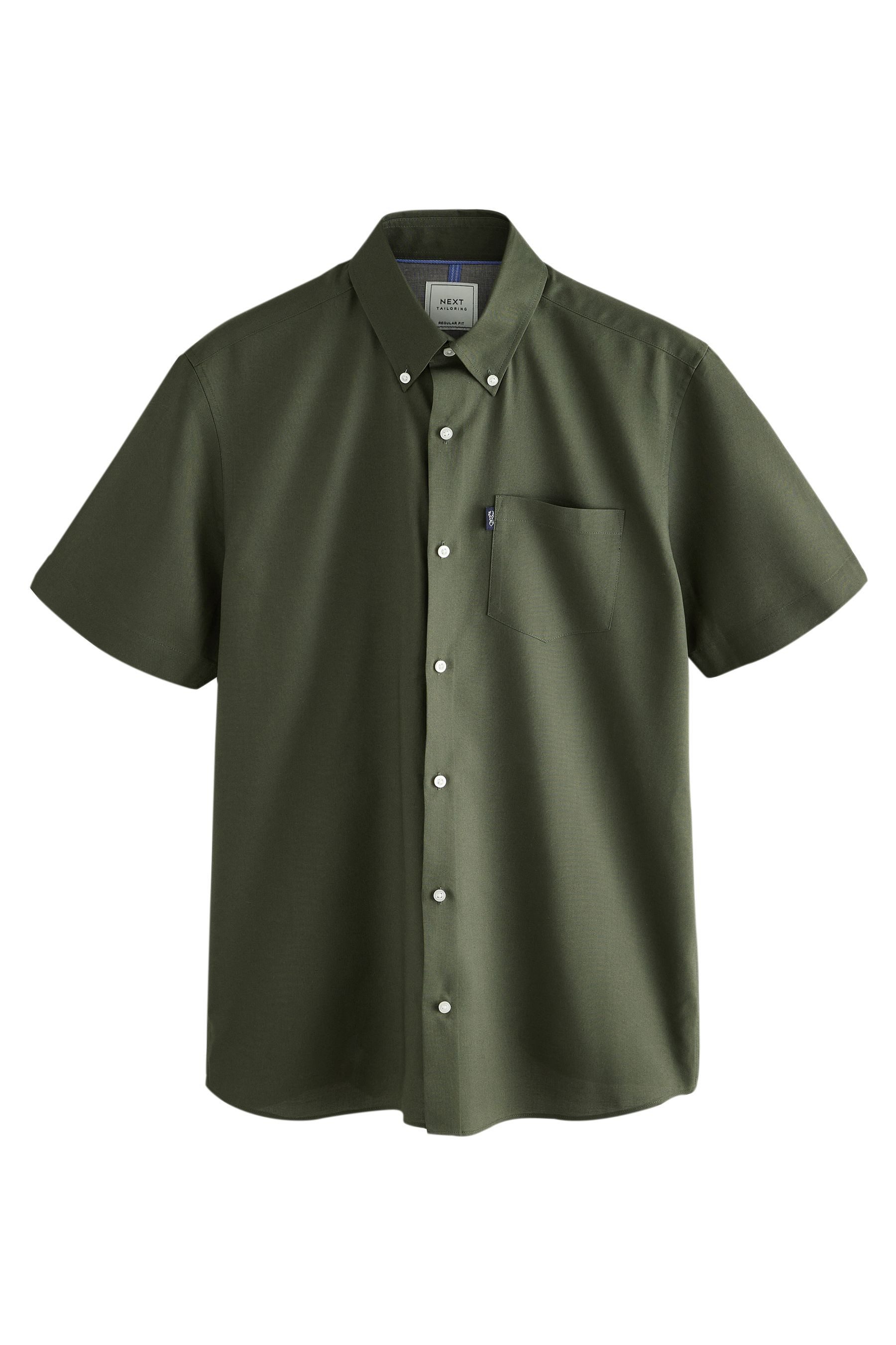 Next Kurzarmhemd Bügelleichtes Button-down-Oxfordhemd, Kurzarm (1-tlg) günstig online kaufen