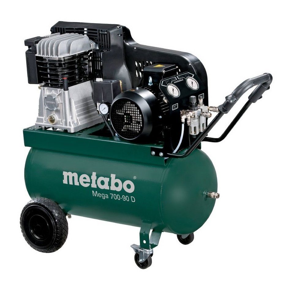 metabo Kompressor Mega 700-90 D, 4000 W, 90 l