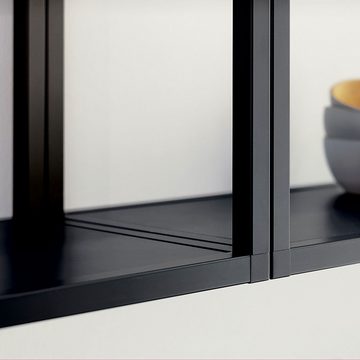 SO-TECH® Regalwürfel Regalmodul Smartcube Stahl schwarz Made in Germany, Kubus, Breite 600 mm