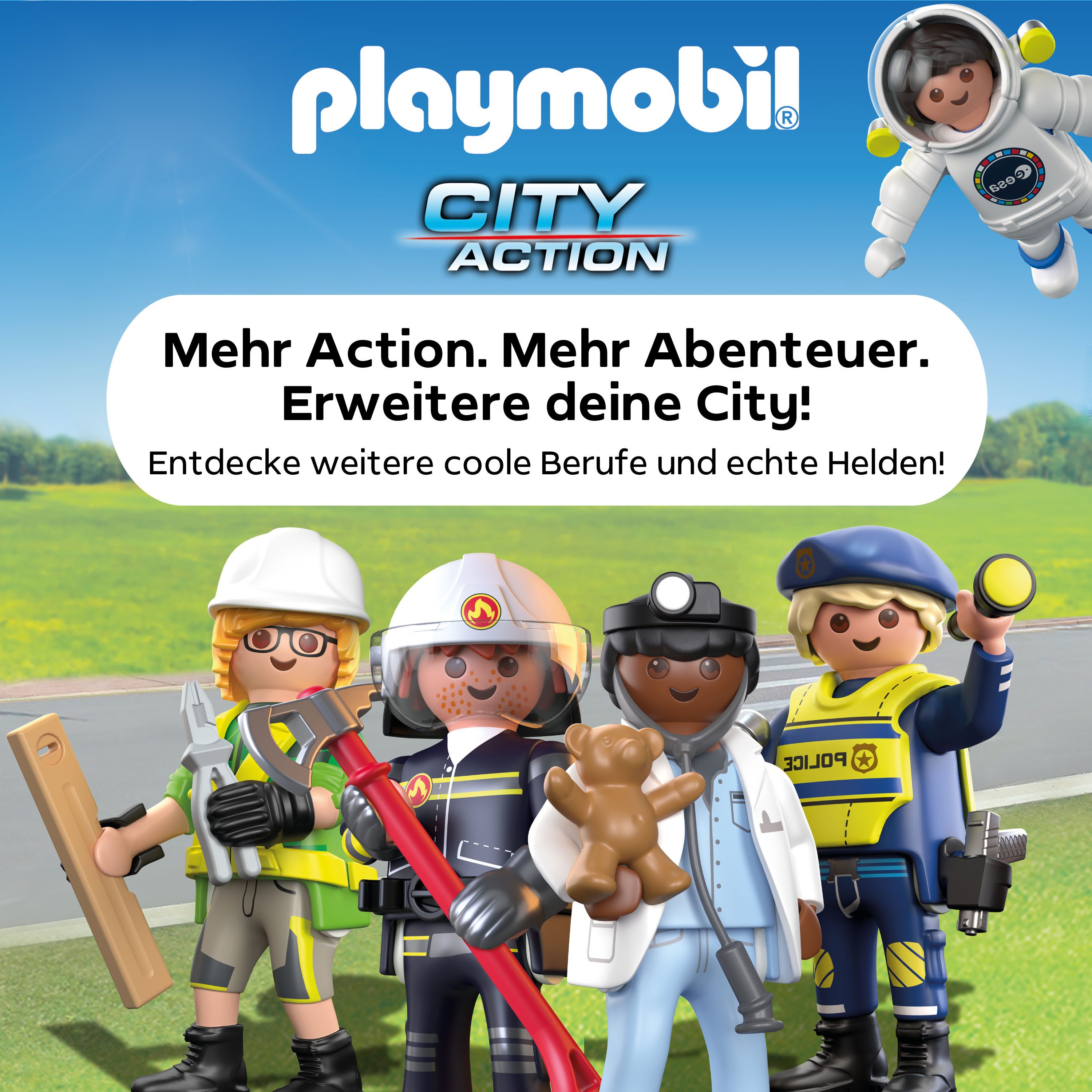 Playmobil® Weltraummission (71734), Playmobil Action Heroes Konstruktions-Spielset, (57 St), Made in Europe – Bild 5 von 5