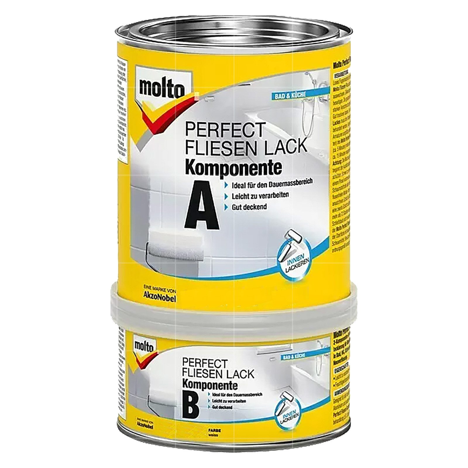 MOLTO Fliesenlack Perfect Fliesen Lack 0,75 LTR