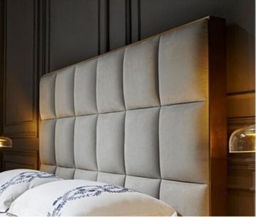JVmoebel Bett, Design Bett Schlafzimmer Betten Textil Hotel Luxus Polster Sitz