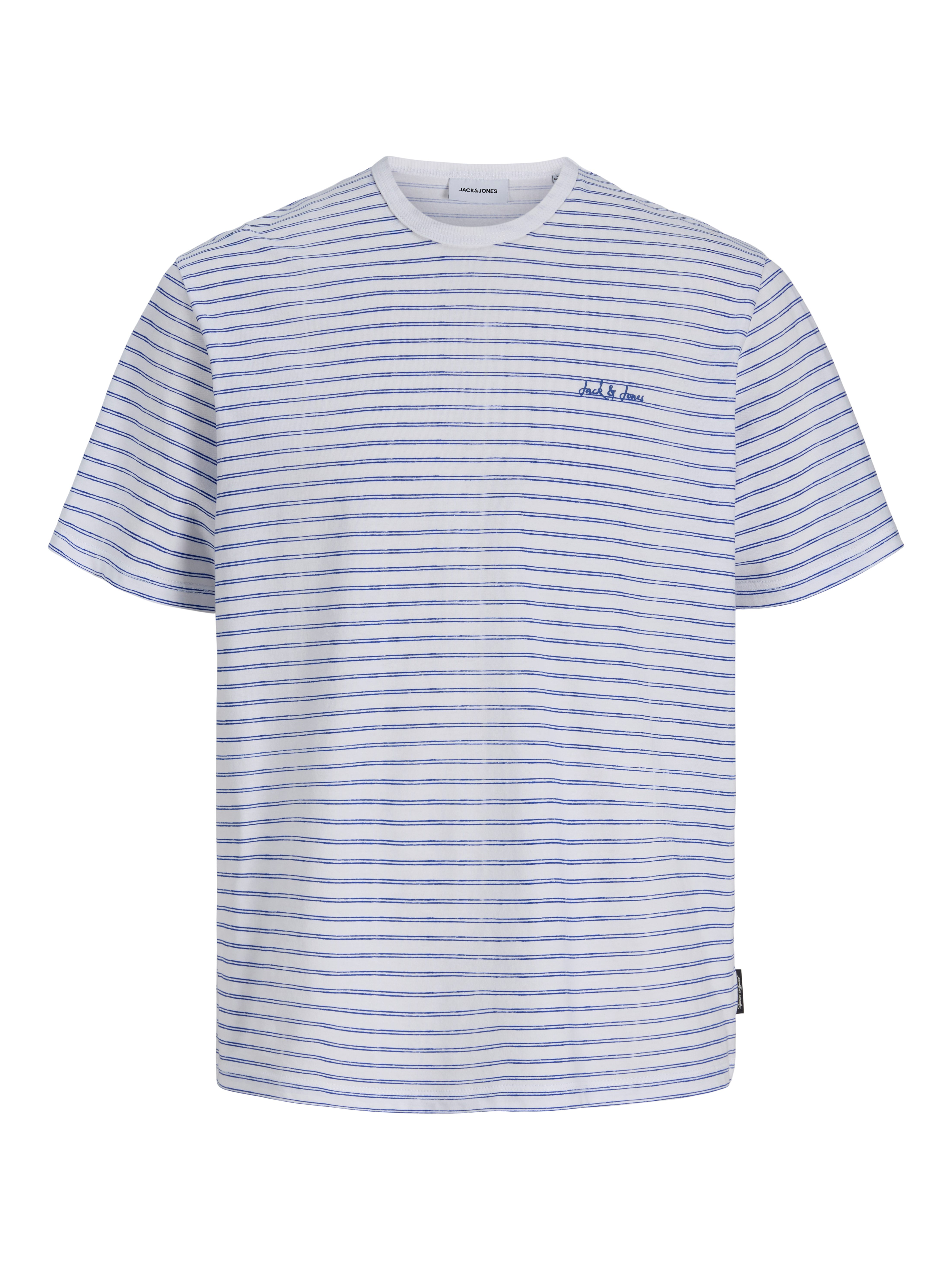 T-Shirt JJDEVIN DAYTONA STRIPED TEE SS CN JNR