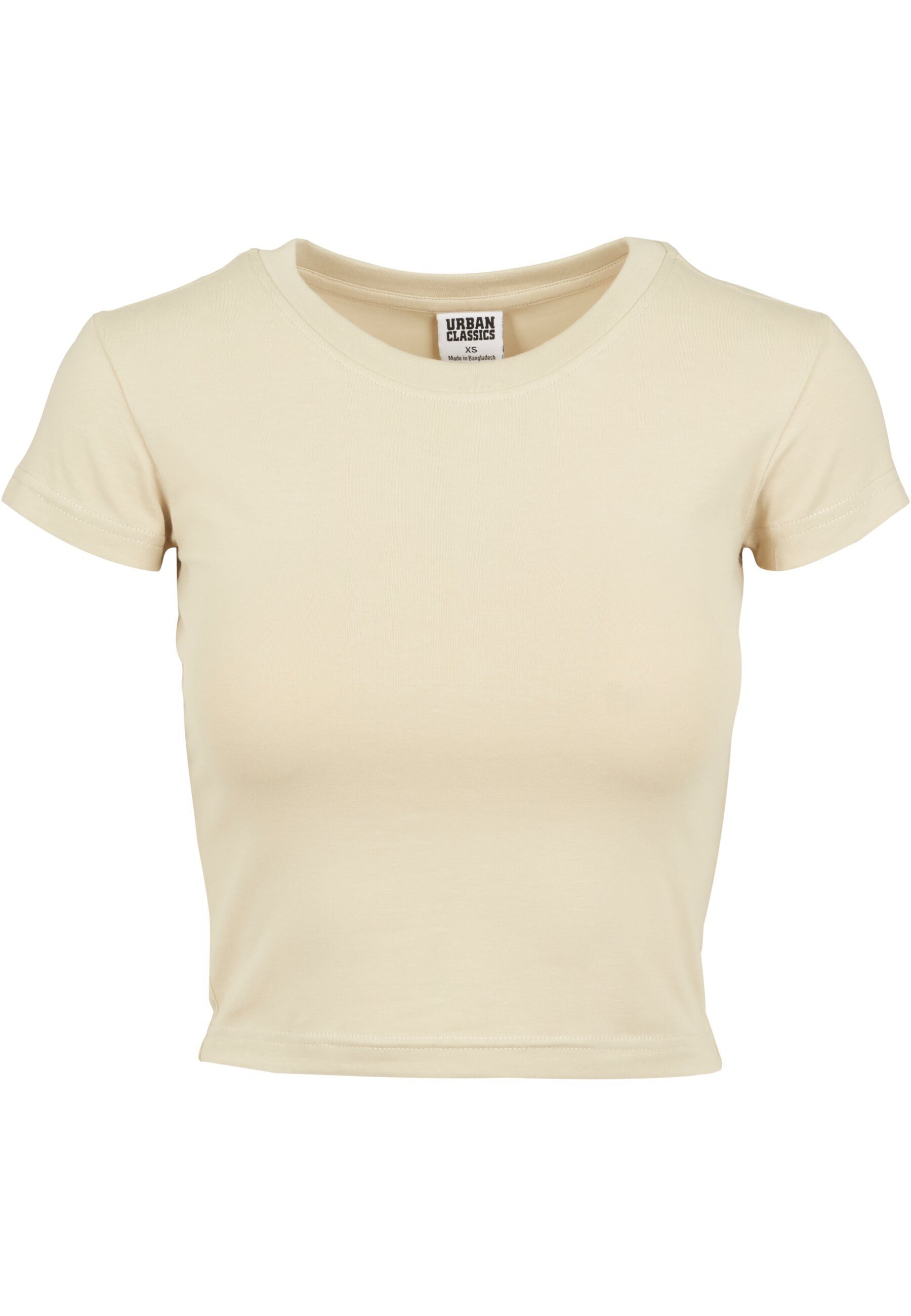 T-Shirt URBAN Ladies Stretch CLASSICS Tee Cropped Damen Jersey (1-tlg) concrete