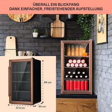 Klarstein Getränkekühlschrank HEA-Beersafe-XXL-c 10041893, 83 cm hoch, 47.5 cm breit, Bierkühlschrank Getränkekühlschrank Flaschenkühlschrank mit Glastür