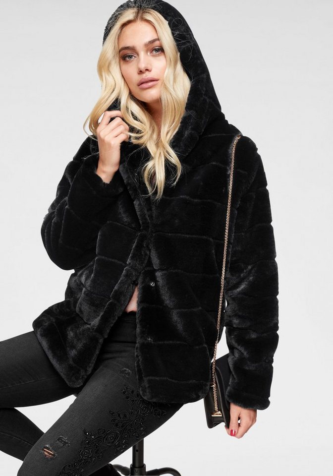 HaILY’S Fellimitatjacke »NATALIA« mit Kapuze HaILY’S Fellimitatjacke »NATALIA« mit Kapuze