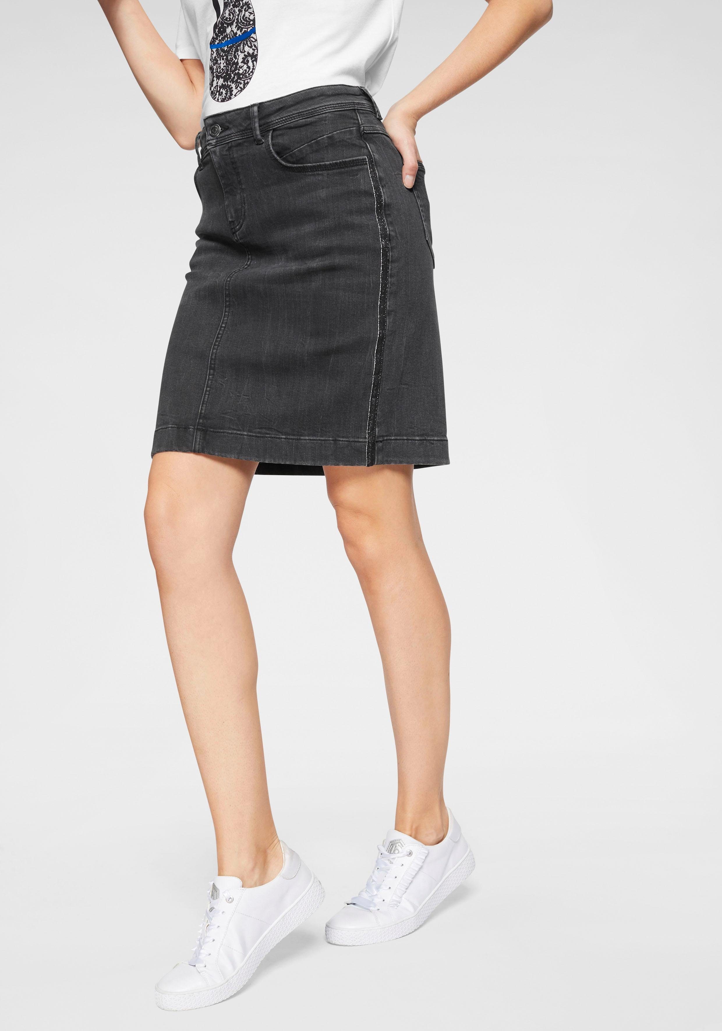 Jeansrock In Grau Online Kaufen Otto