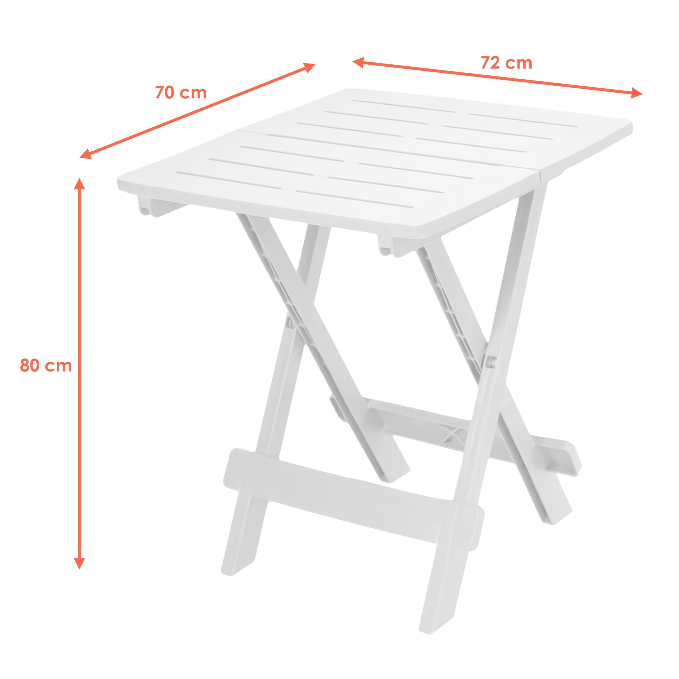 Spetebo Gartentisch Klapptisch Tevere - 72 günstig online kaufen