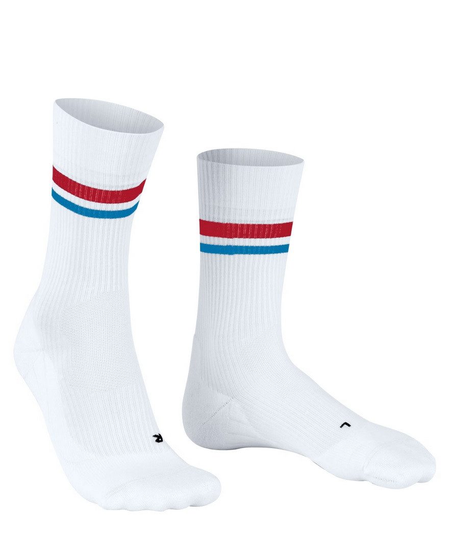 FALKE Tennissocken TE4 Classic (mit Stabilisierungsfunktion, leichter Dämpfung) weiss/rot
