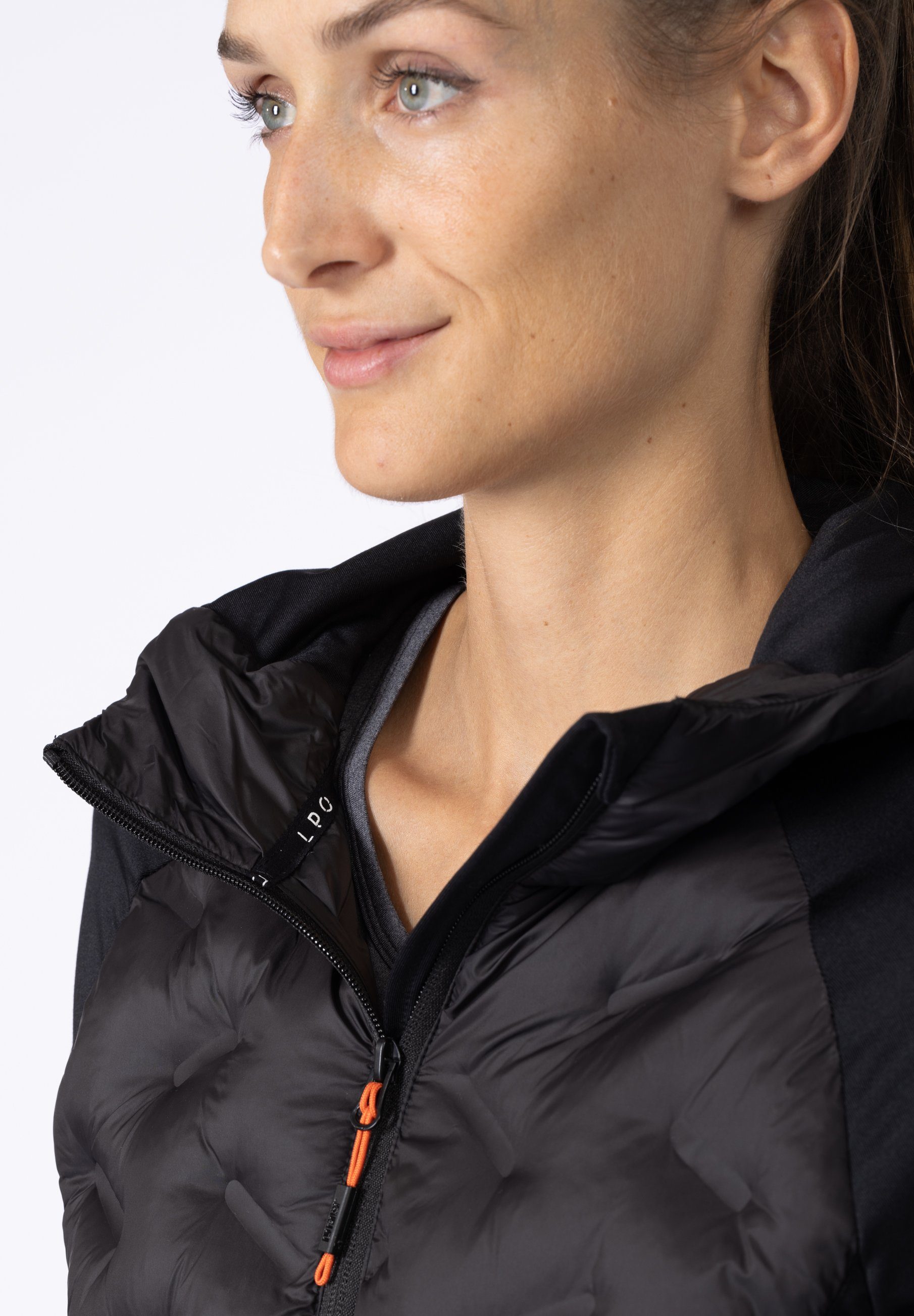 DEPROC Active Steppjacke VIONA CS Women Hybridjacke, Funktionsjacke, Sportjacke mit Kapuze