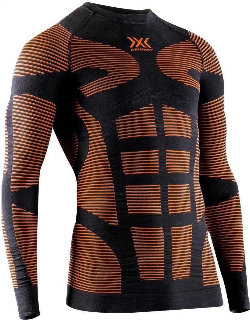 X-Bionic Langarmshirt Precuperation Shirt Effektor 4.0 - orange/schwarz - Herren