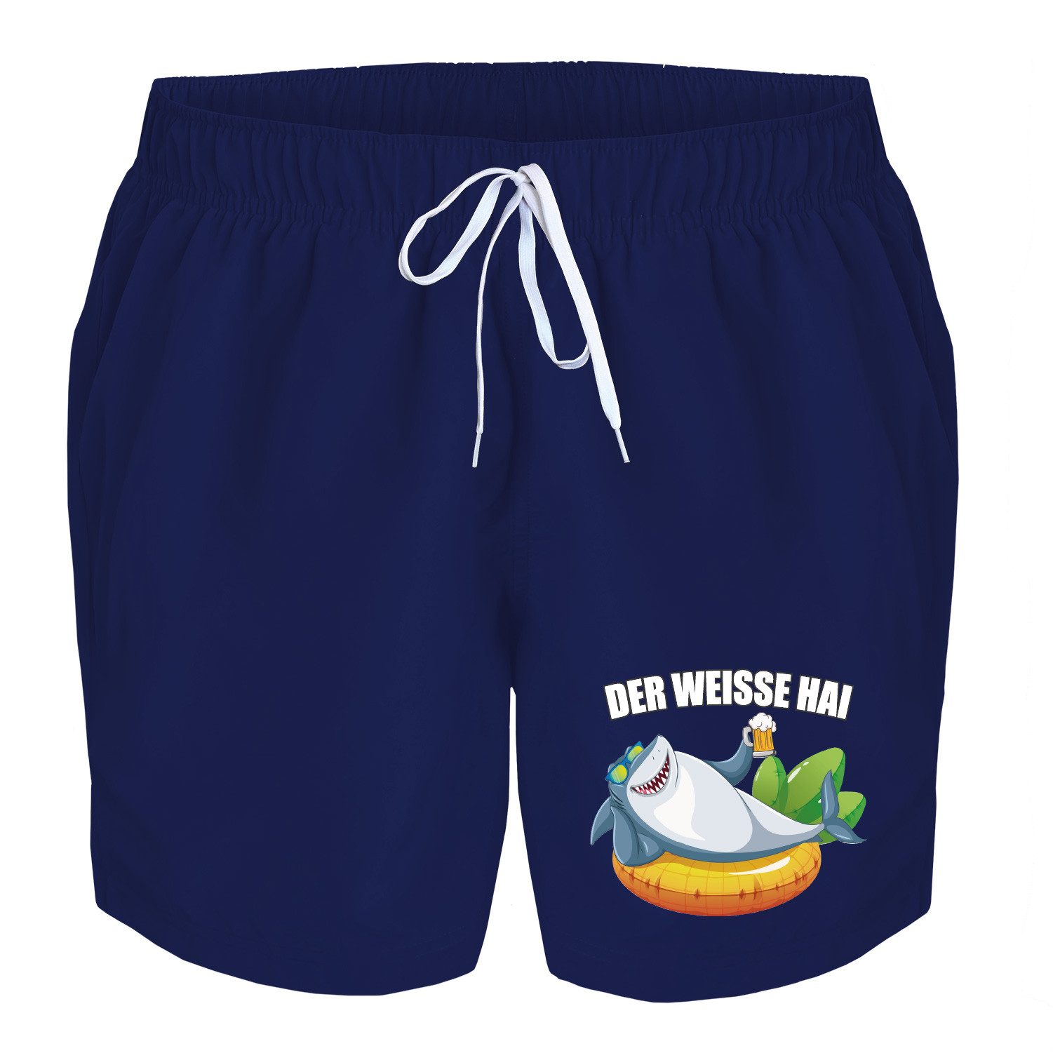 Badehose Schwimmshorts der Weisse Hai
