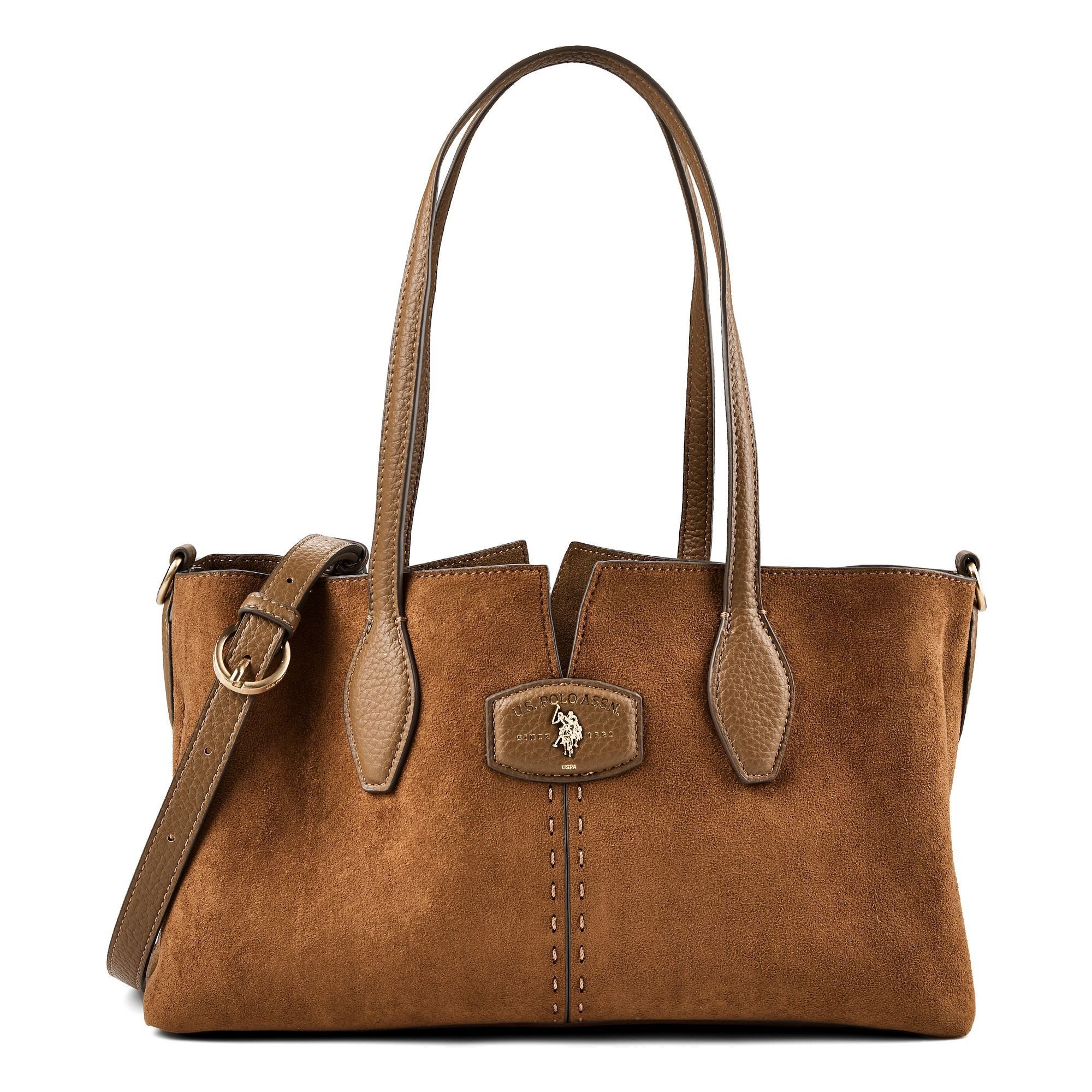 U.S. Polo Assn. Schultertasche Chestnut, Polyurethan