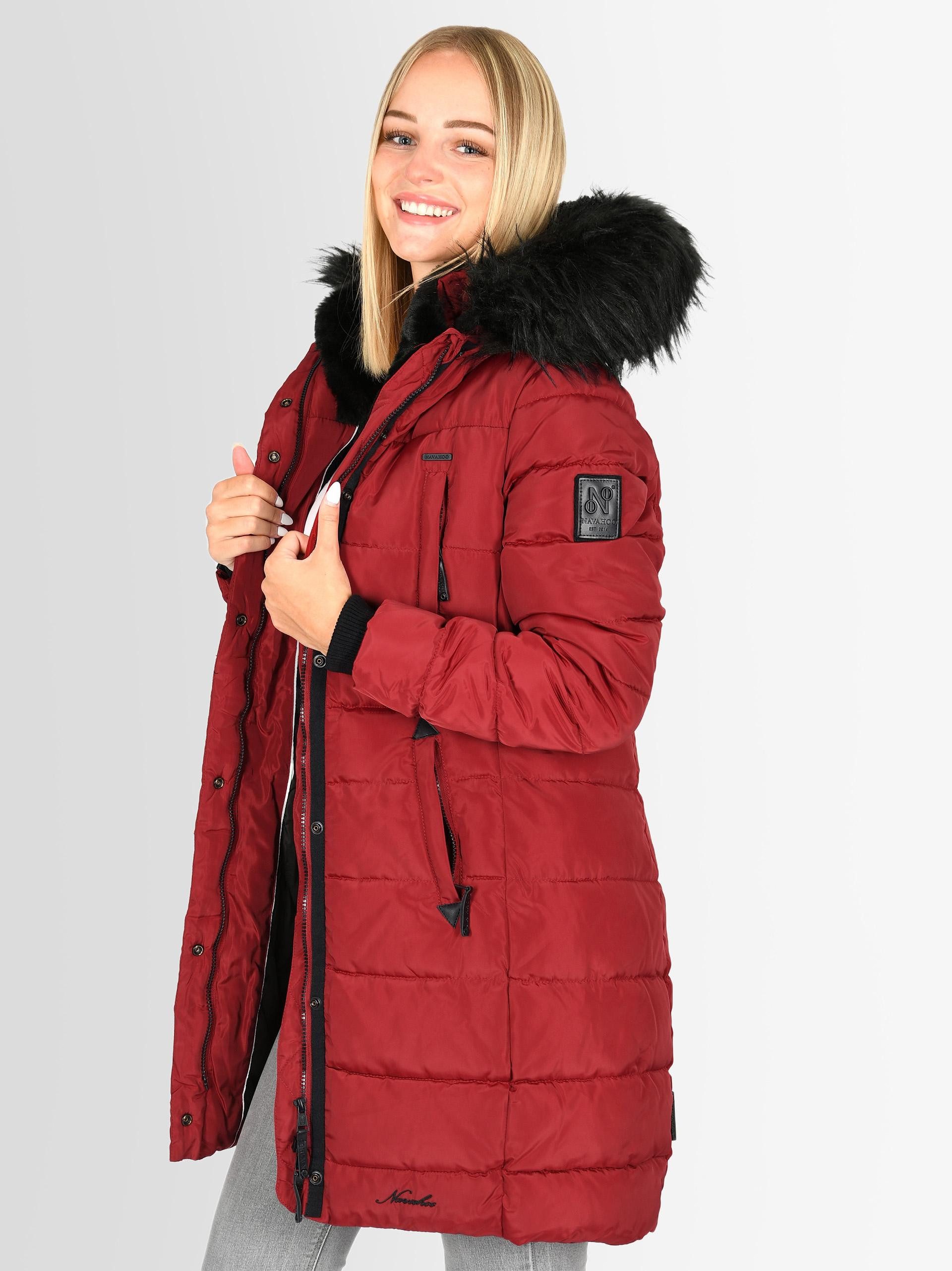Navahoo Winterjacke Navahoo Lotusblüte Princess Damen Winter Steppjacke B89 günstig online kaufen