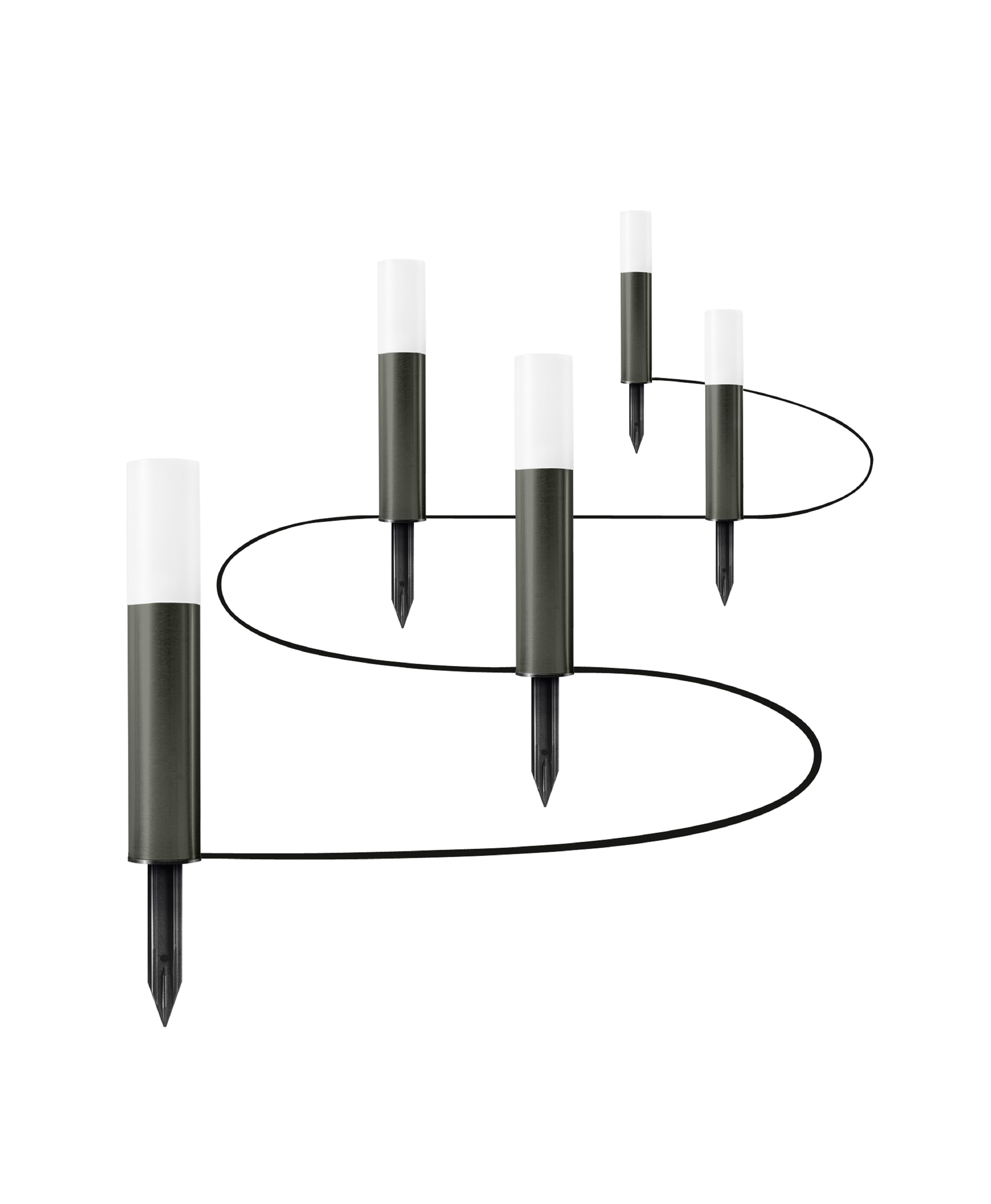 LED Lichterkette mit 5 Leuchten »ENDURA GARDEN Pole Mini 5 Lights« LED Lichterkette mit 5 Leuchten »ENDURA GARDEN Pole Mini 5 Lights«
