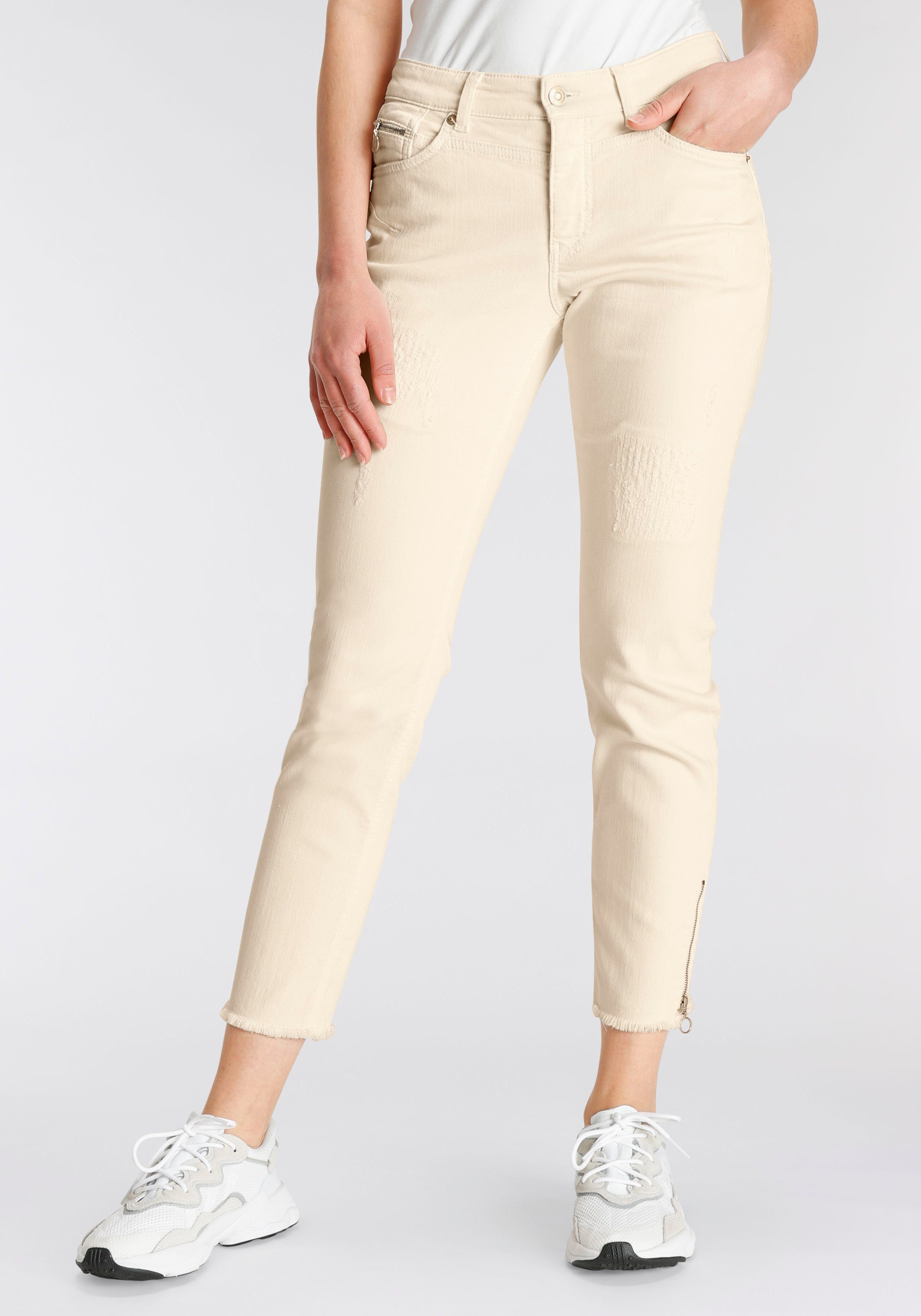 MAC Slim-fit-Jeans Rich-Chic Moderne Form mit Push-Effekt durch  figurformende Nähte