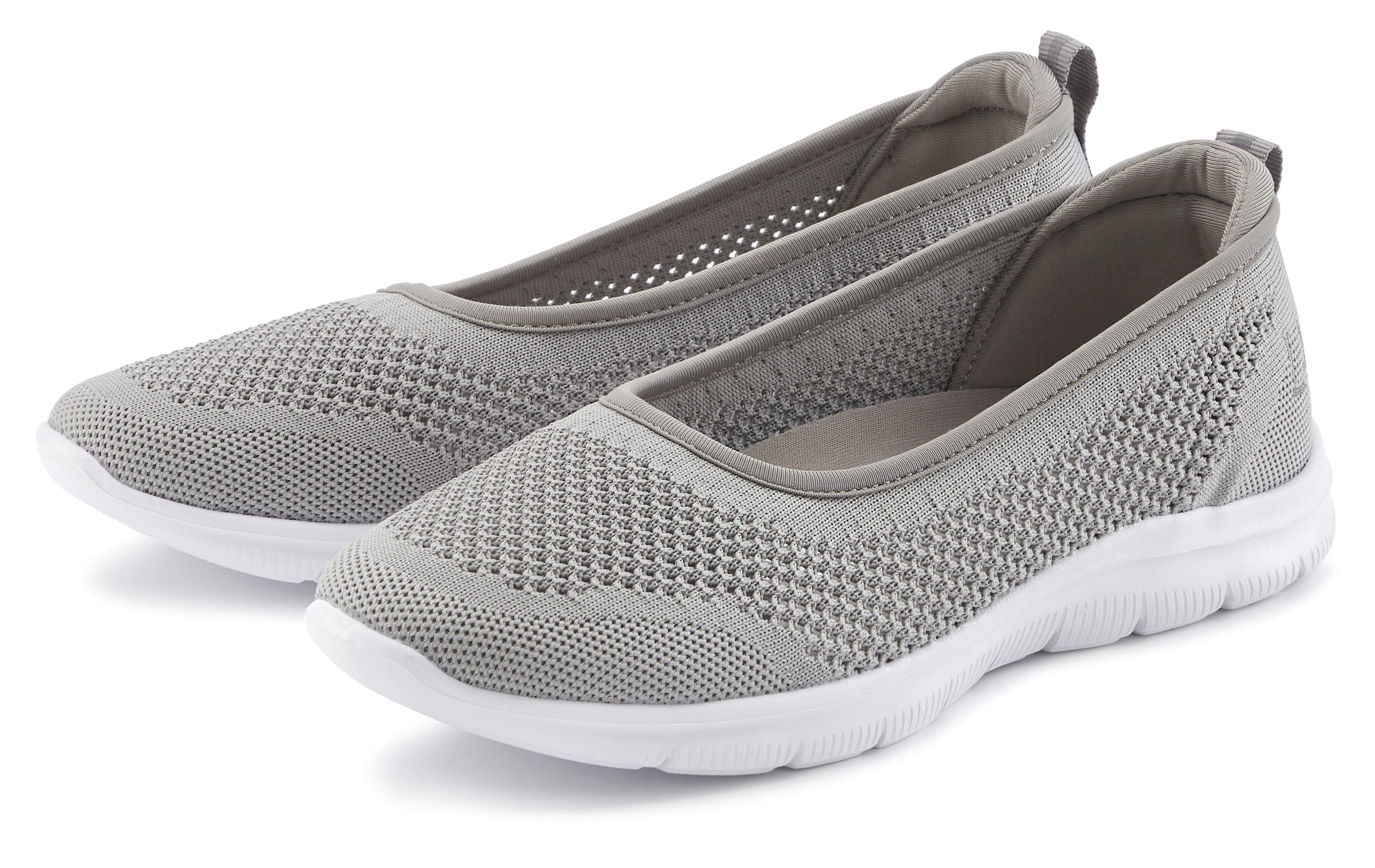LASCANA Halbschuh, Sneaker Ballerinas Ultraleichter Slipper, ohne Verschlus günstig online kaufen