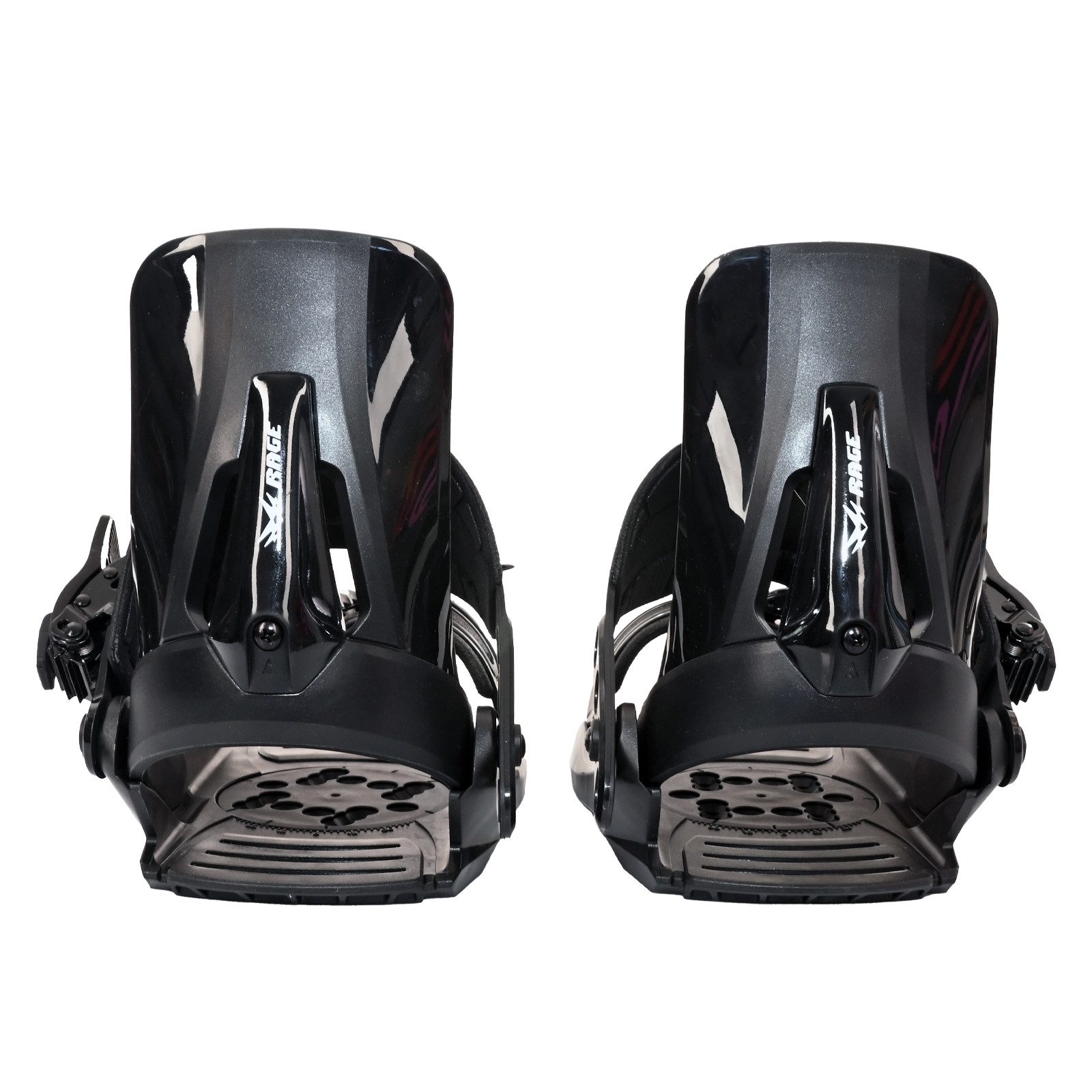 F2 Snowboardbindung Rage Junior Snowboard Soft Bindung MP Sondermodell XS/S Schwarz