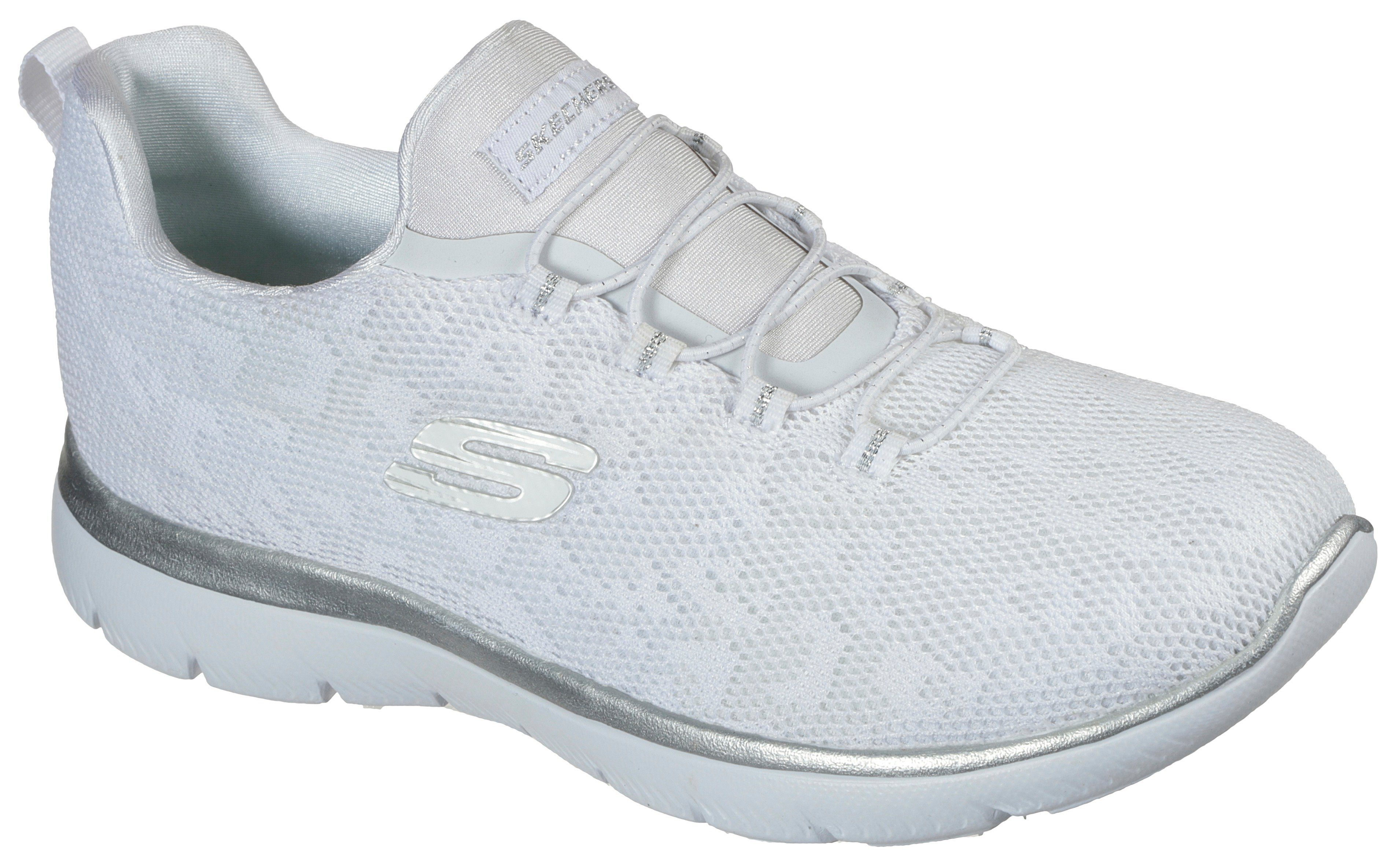 Skechers Summits Slip-On Sneaker Slipper, Freizeitschuh, Komfortschuh mit Memory Foam