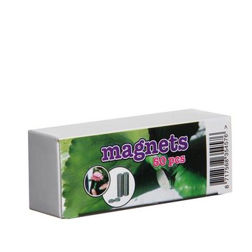 NaDeco Dekoobjekt Corsage Magnete 50 Stück, Ø12 x 2mm Neodym Magnete